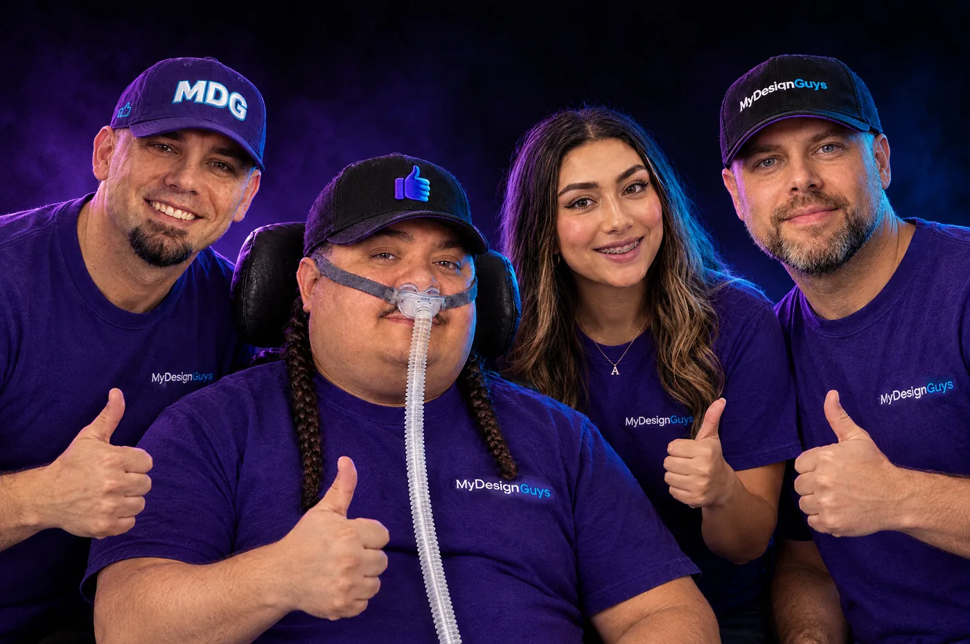 The MyDesignGuys team: Steve, Paul, Alyssa and Robert